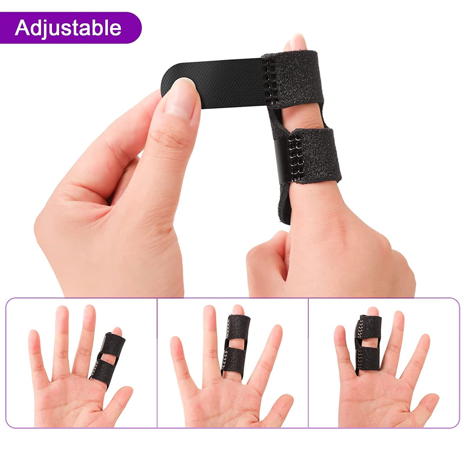 Buy soulvinee Neoprene Pain Relief Trigger Finger fix Splint straightening  Fracture Finger Online at Best Prices in India - JioMart.
